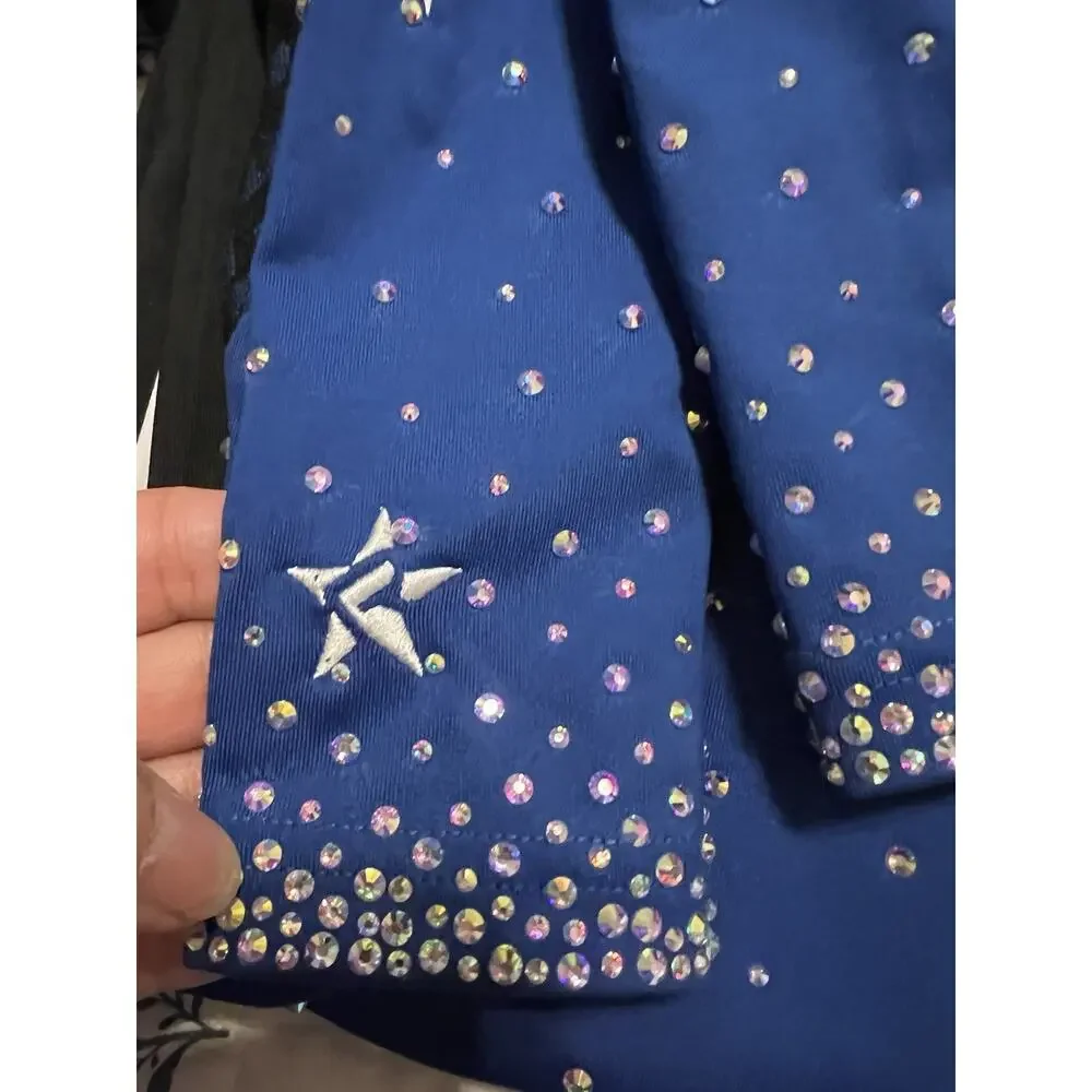 Cheer Athletics All Star Cheer Uniform YL One Piece Bling Rebel Athletic